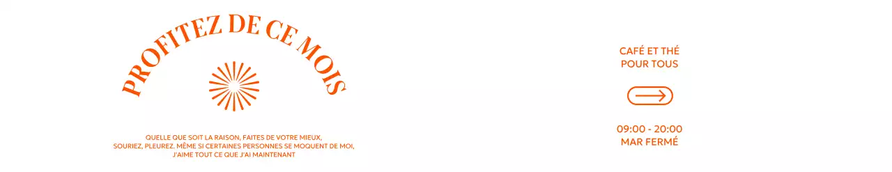 Concevoir un café avec une typographie sensée