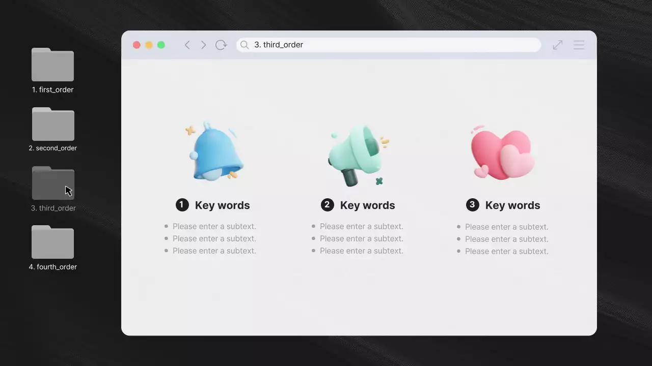 Presentasi Panduan Minimal Hitam