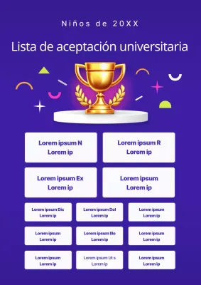 Anunciamos la lista de admitidos de Blue's trending college