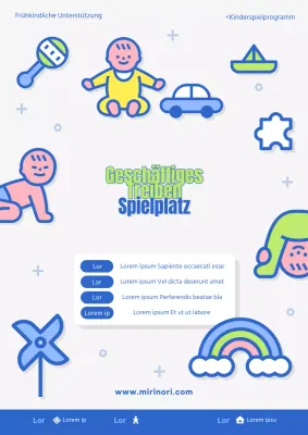 Förderung von blauen und grauen Elternprogrammen