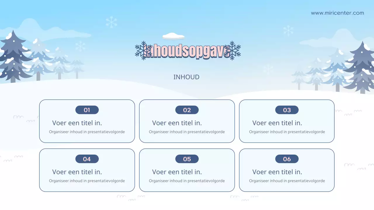 Lichtblauw en wit natuurlijk winterstop vrijwilliger trainingsgids