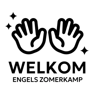 Engels kamp promotieontwerp met handpictogram