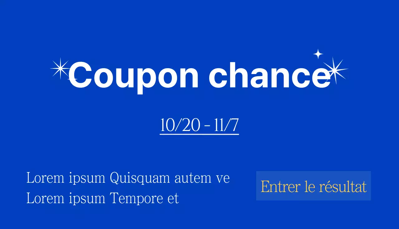 Loterie de l'événement du salon de beauté et de manucure sur fond bleu