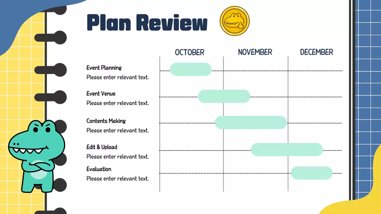 Blue and Yellow Trendy Marketing Study Notes Report