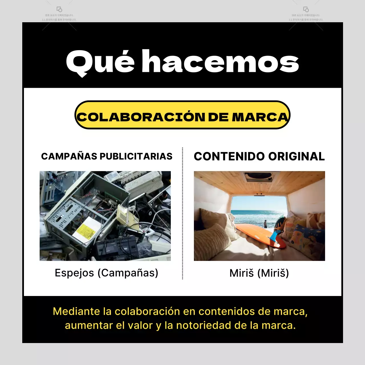 Anuncios modernos de contratación de personal con fondos grises