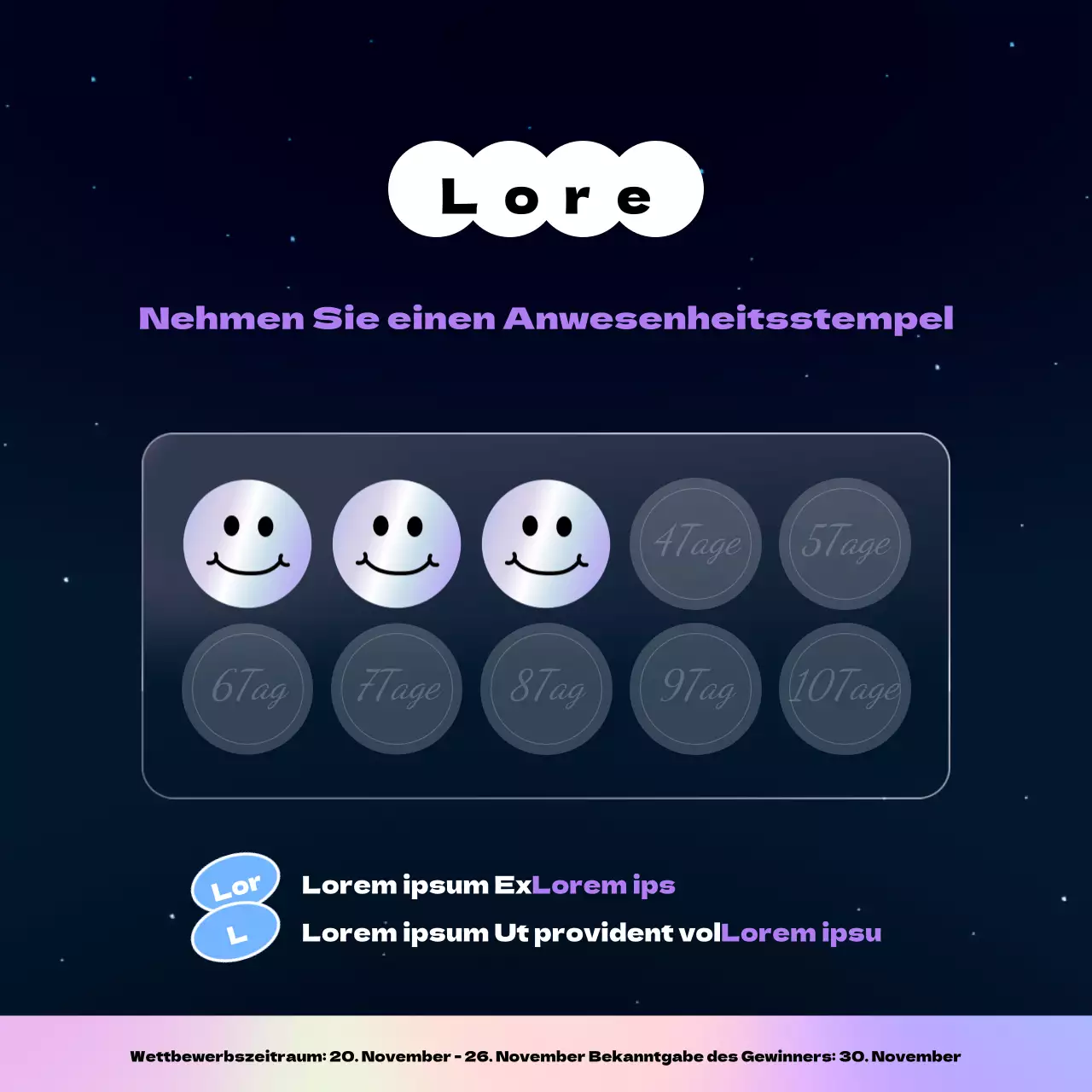 Werben Sie für Ihr Black Friday-Event im lila und neonfarbenen Cyberpunk-Stil