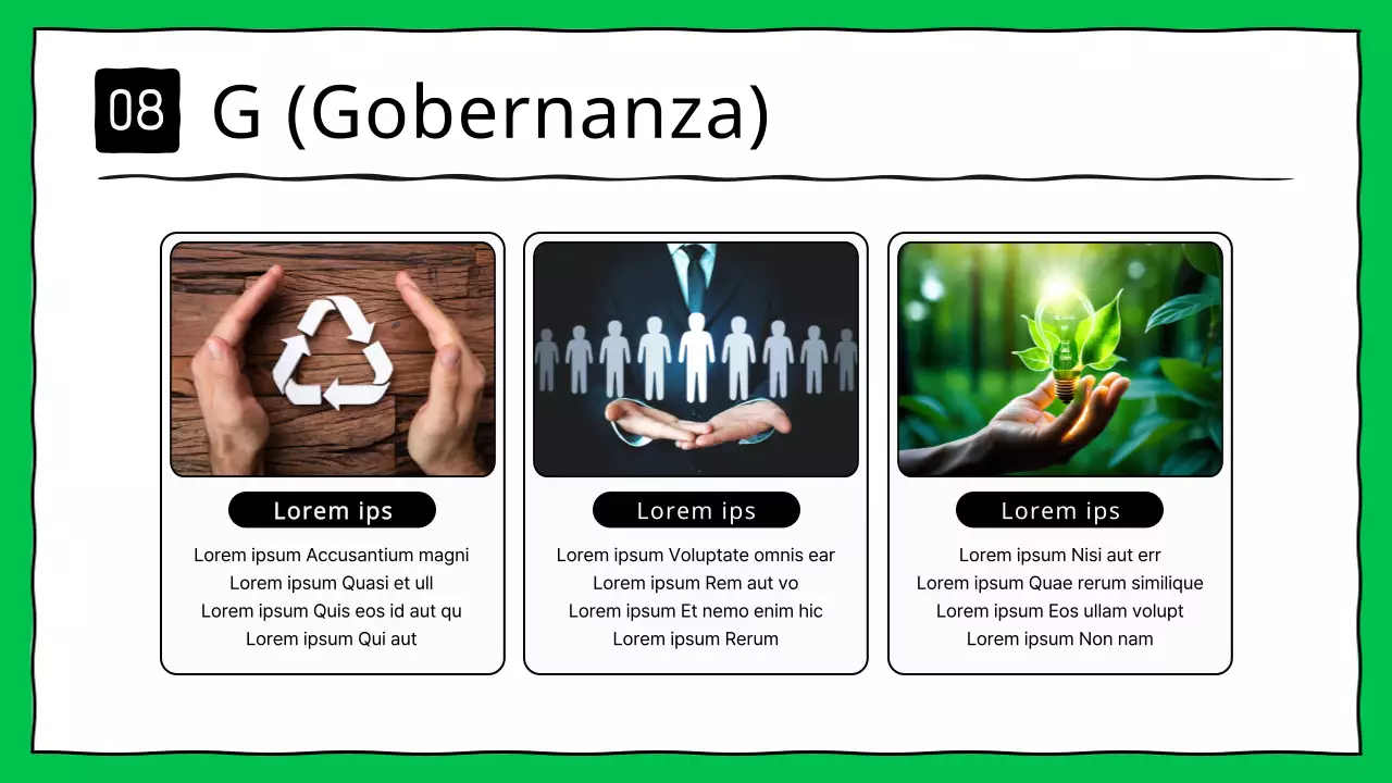 Informes corporativos sobre ESG en verde