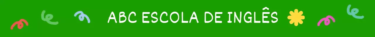 Uma escola de inglês colorida e gira