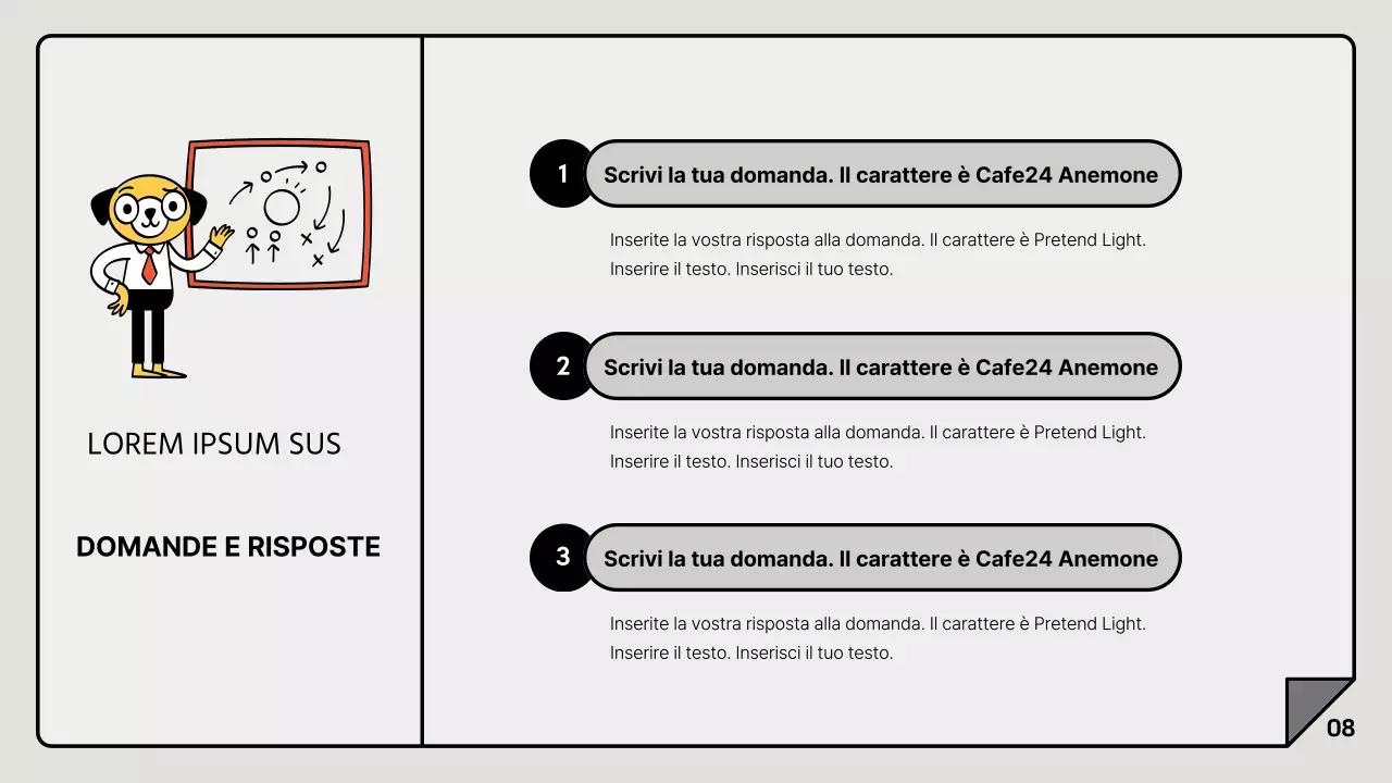 Un semplice rapporto di marketing in grigio e bianco