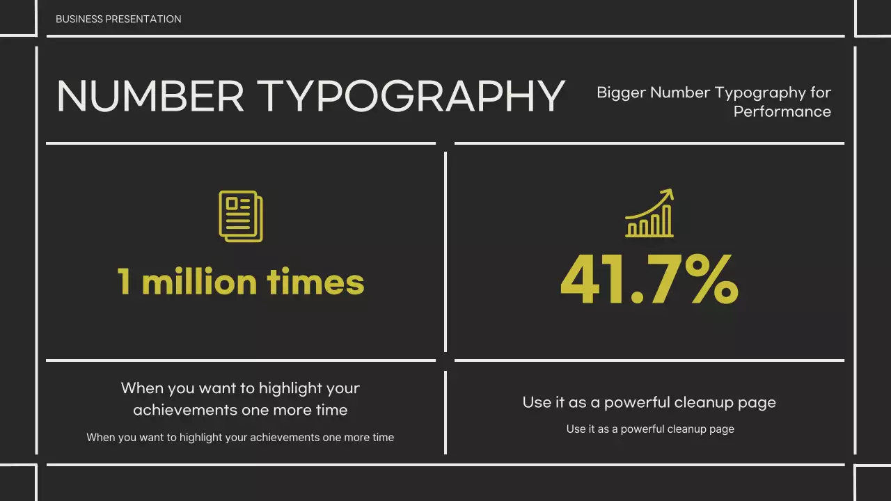 그레이 모던 비즈니스 프레젠테이션