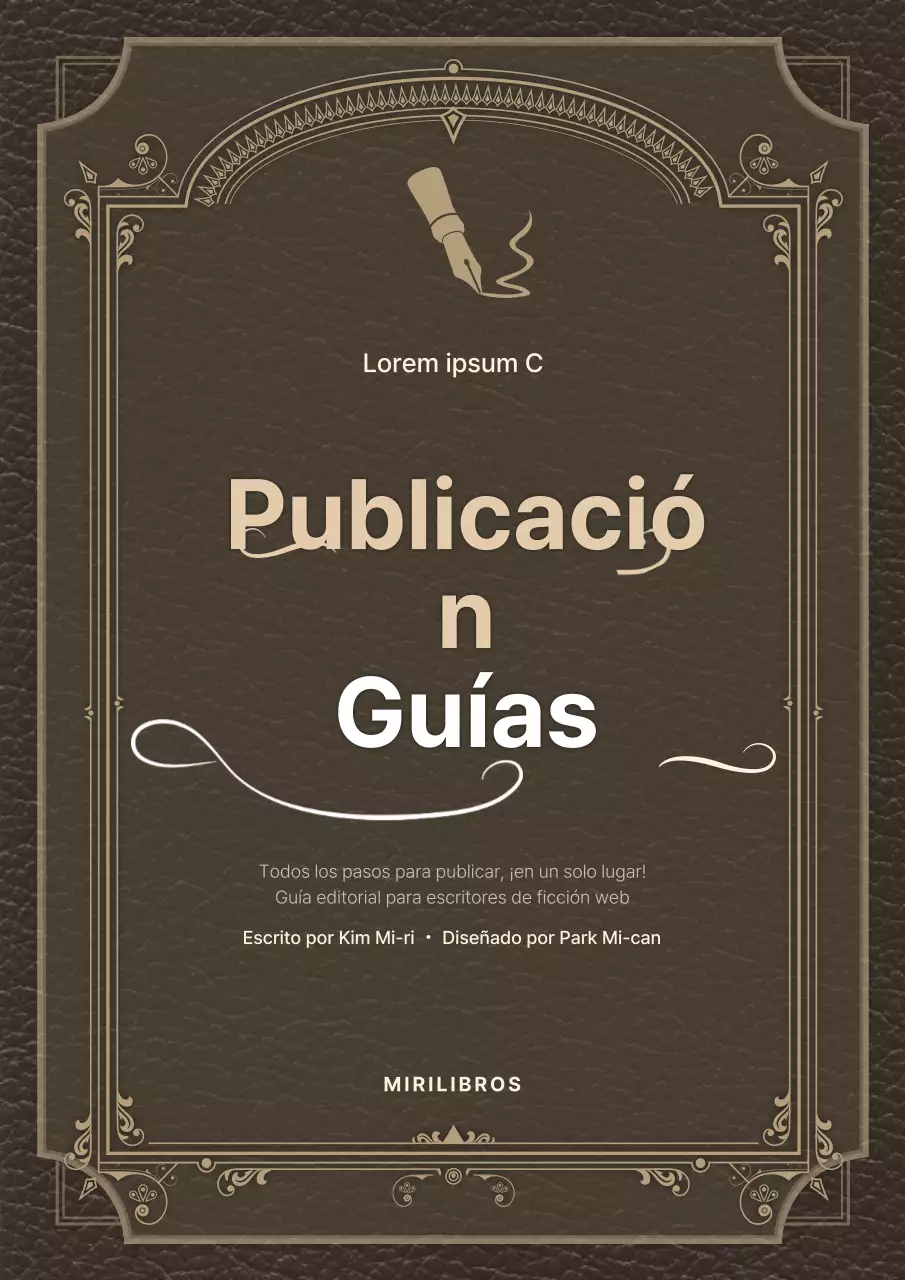 Promocione su guía de publicación de novelas web marrones y lujosas