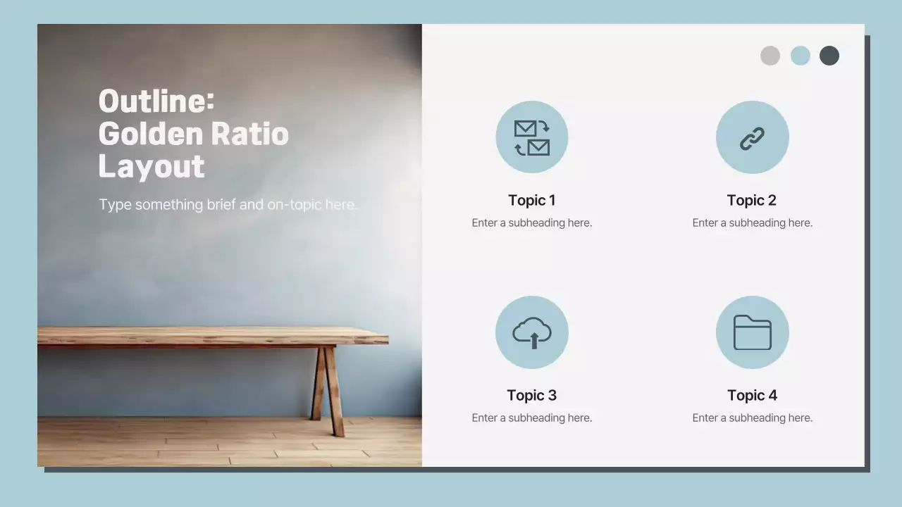 Apresentação do Guia Minimalista Azul