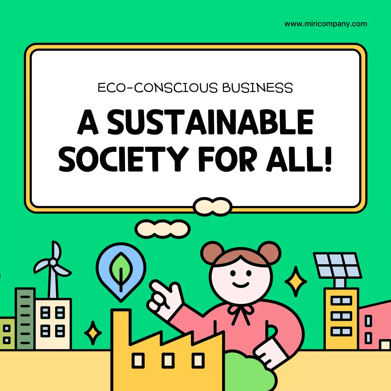 Green Minimal Business Promotion Instagram Carousel