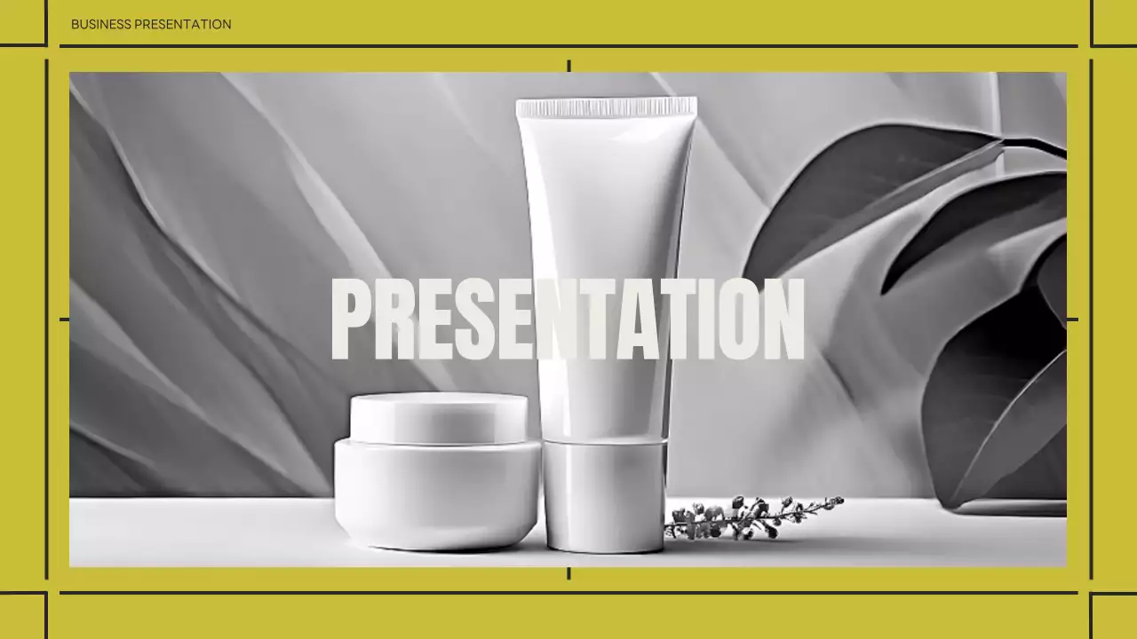 그레이 모던 비즈니스 프레젠테이션