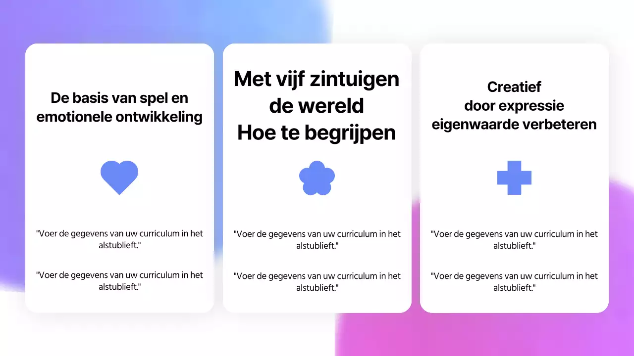 Een eenvoudige roze en blauwe instructeursportefeuille
