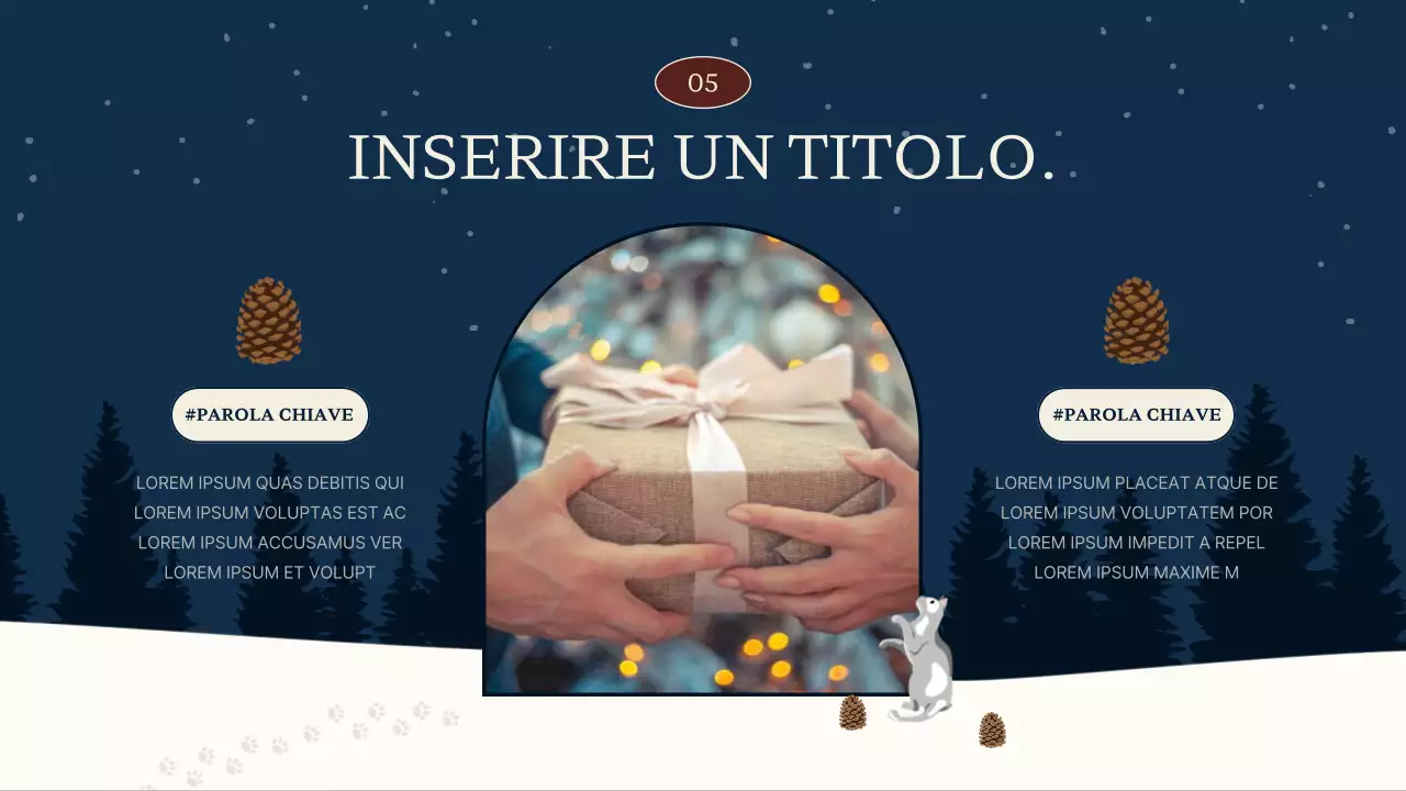 Materiale di formazione per il centro di divulgazione blu navy e rosso