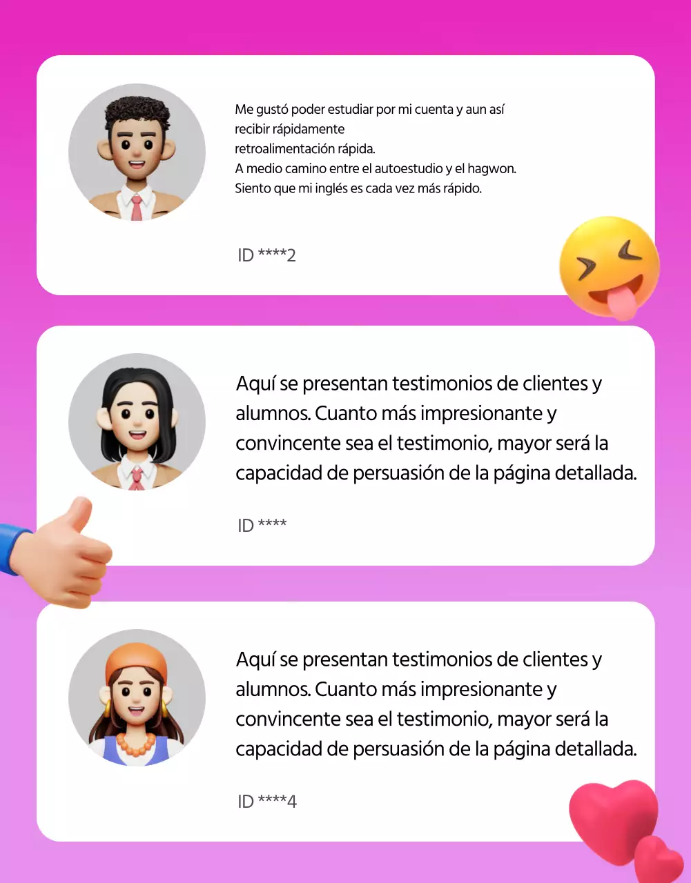 Promover el aprendizaje del inglés en negro y rosa
