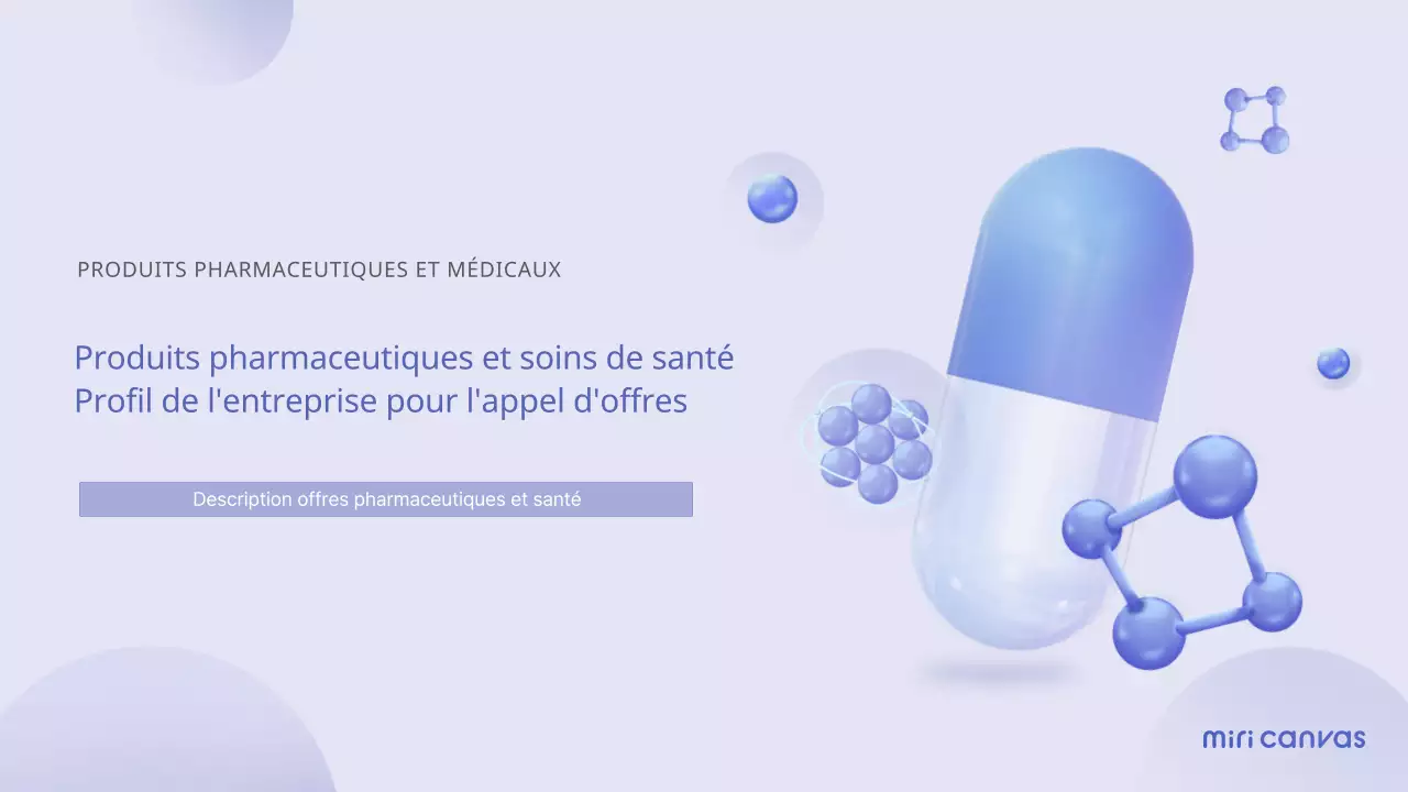 Profil de l'entreprise pharmaceutique médicale minimaliste Yonbora