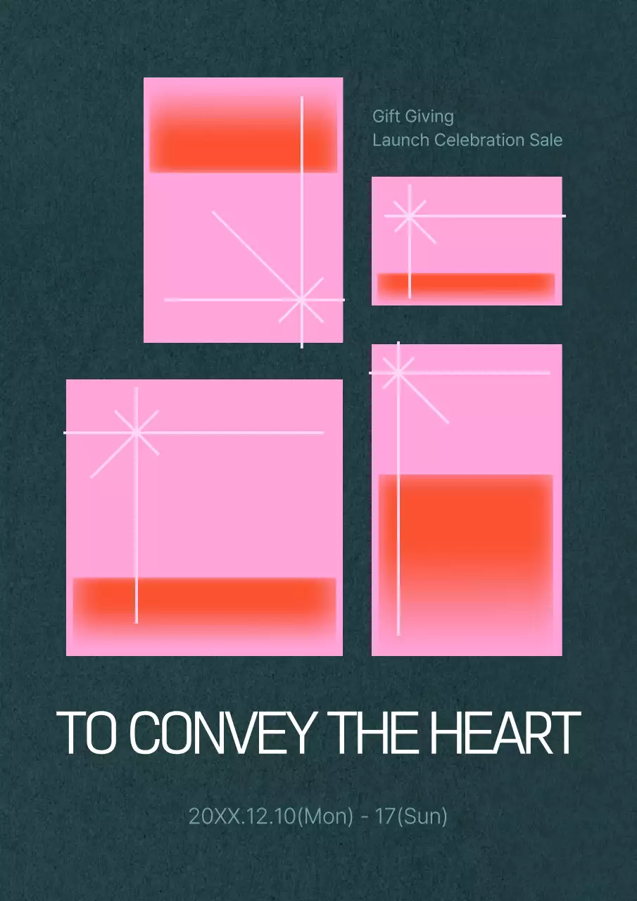 Pink Modern Sale Promotion Poster