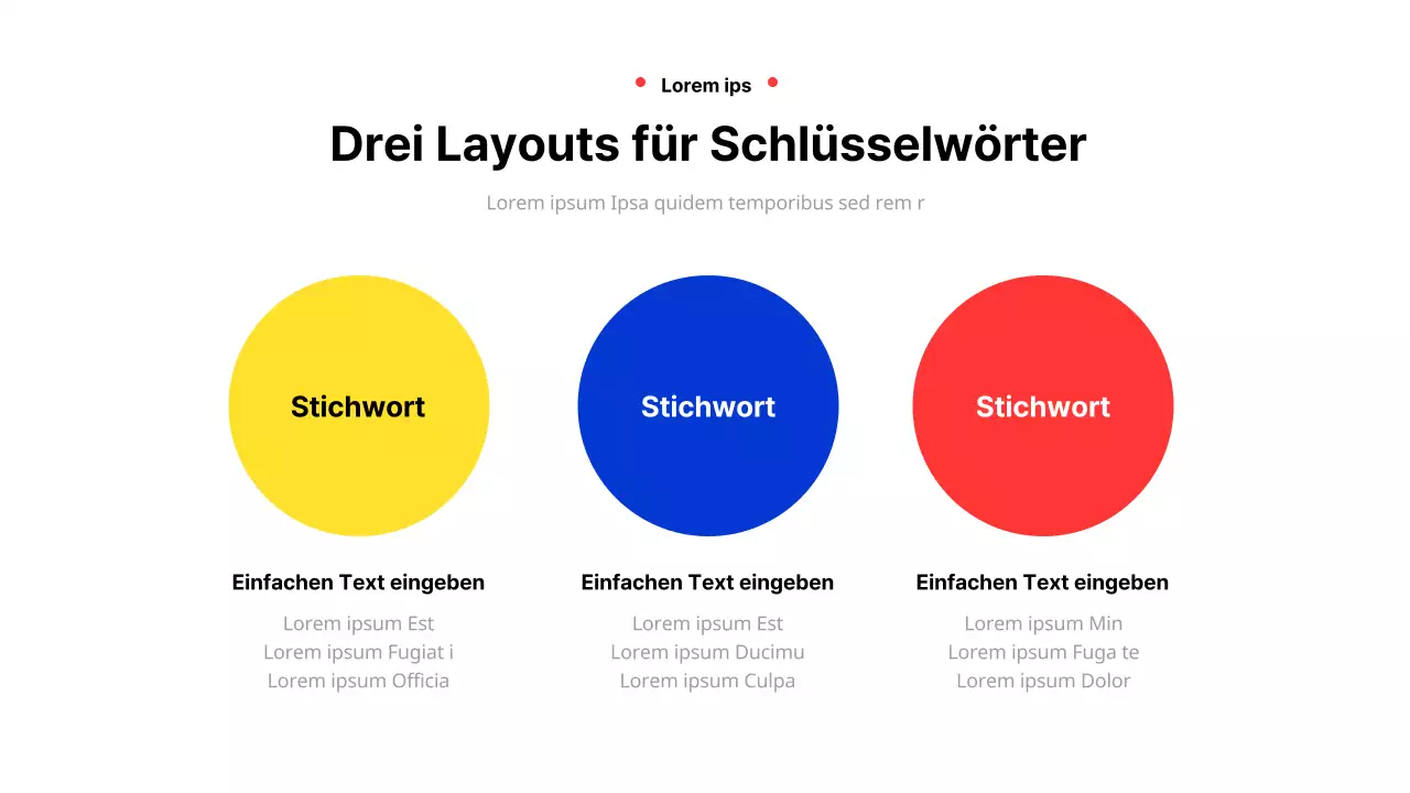 Geometrischer Geschäftsbericht in Gelb und Rot