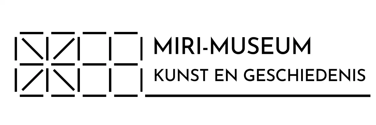 Merklogo met een kunstgalerieconcept