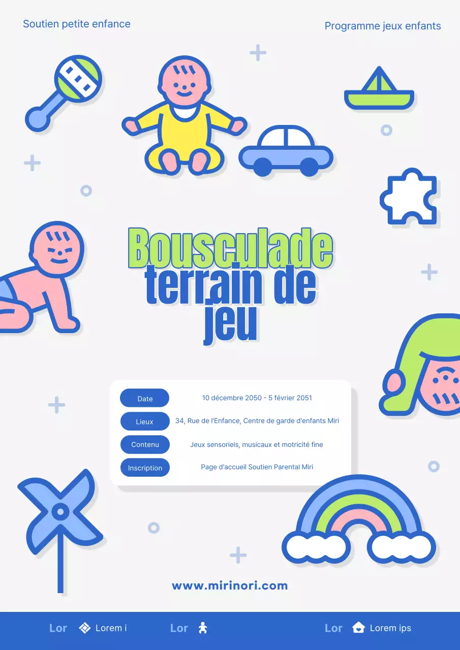 Promouvoir les programmes de parentalité bleue et grise