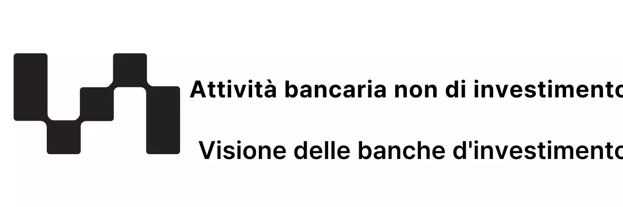 Loghi di marchi aziendali associati all'investment banking