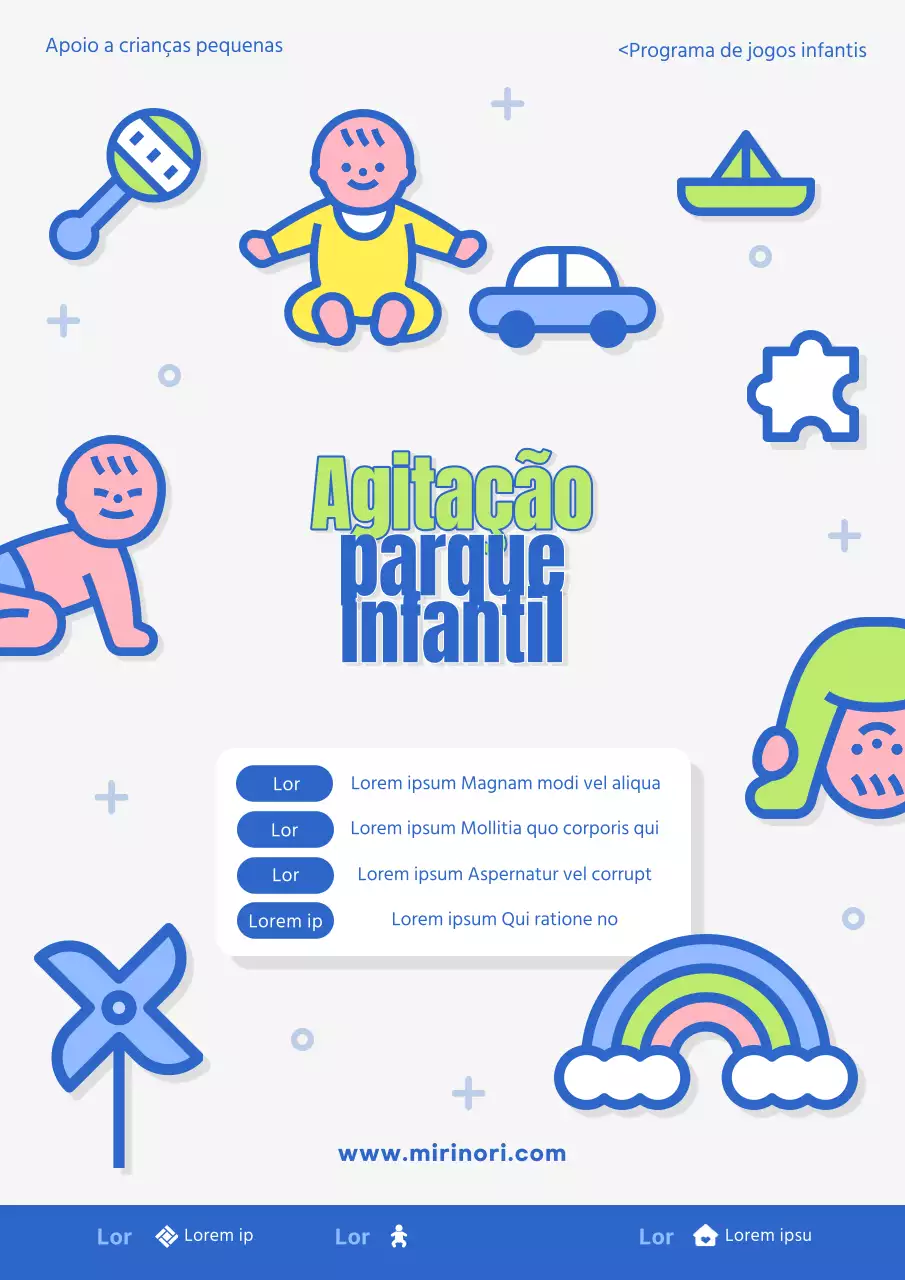 Promover programas parentais azuis e cinzentos