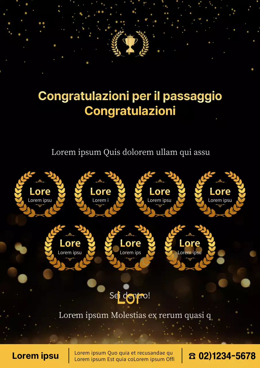 Annuncio delle accettazioni universitarie di lusso dei Black and Gold