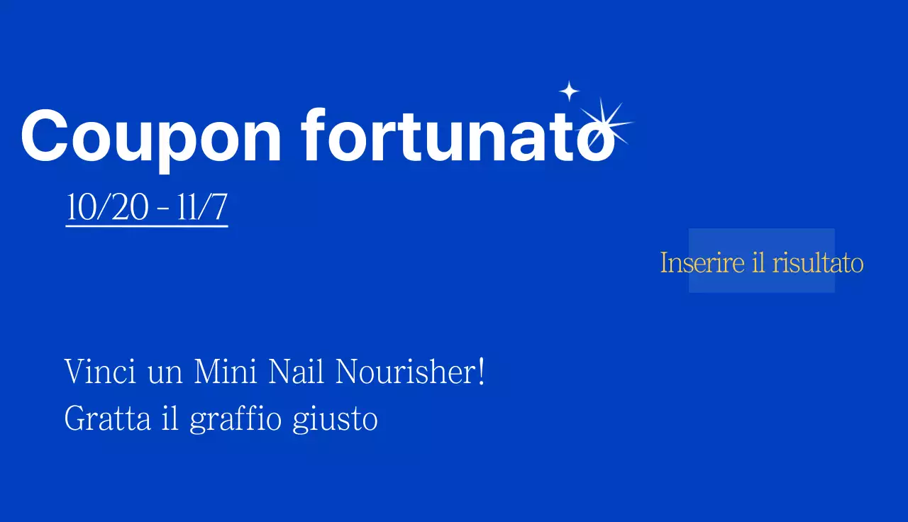 Bellezza salone per unghie evento lotteria con sfondo blu