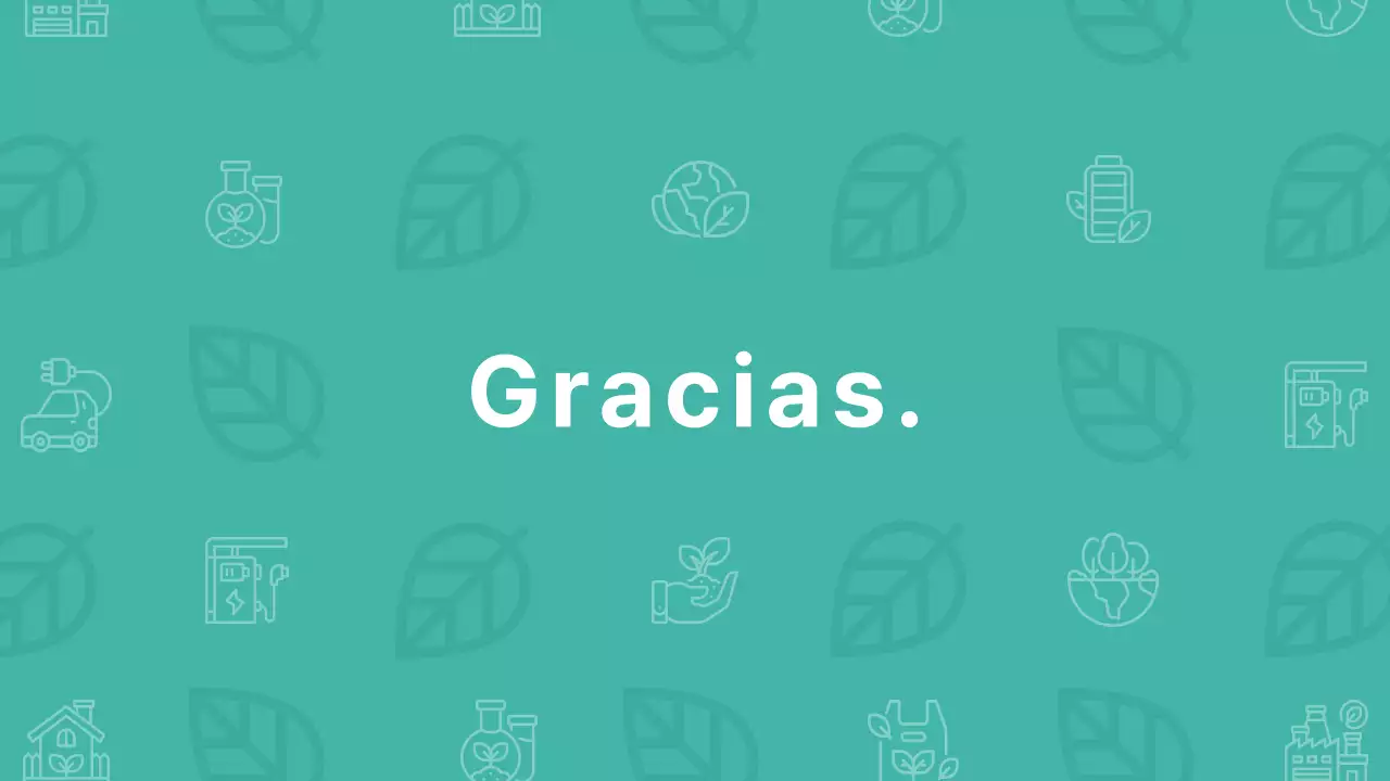 Tacto básico con acento en color menta Informe ESG