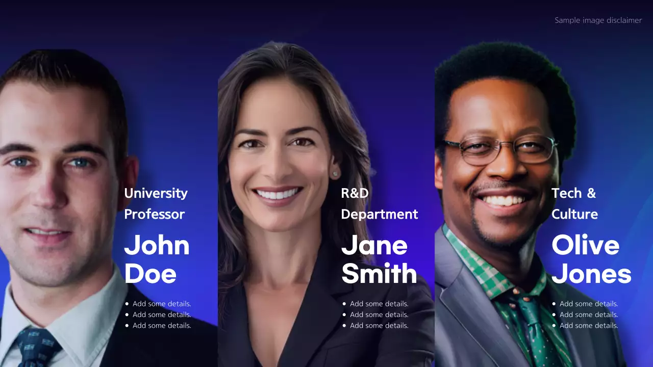 Blue Modern Conference Announcement Presentation