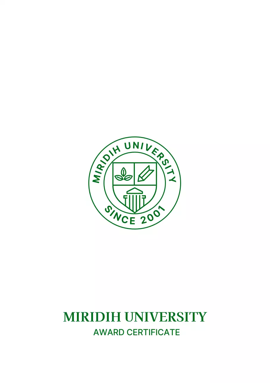 대학교 로고 심볼의 상장케이스