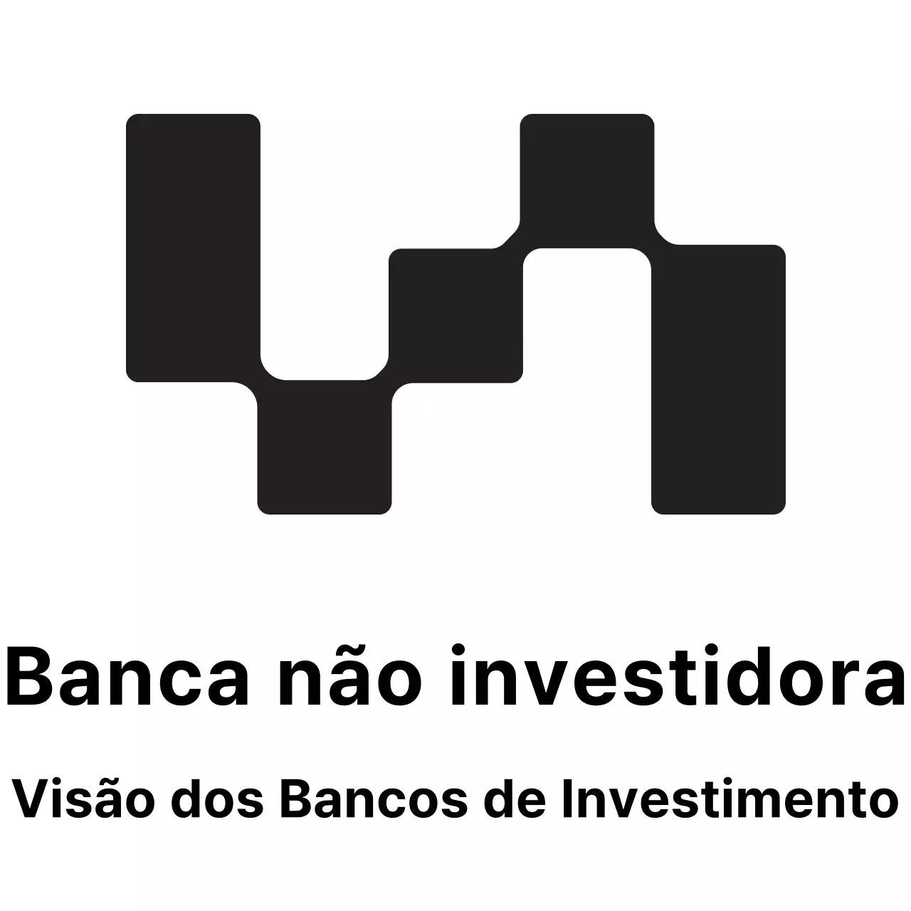 Logótipos de marcas de empresas associadas à banca de investimento