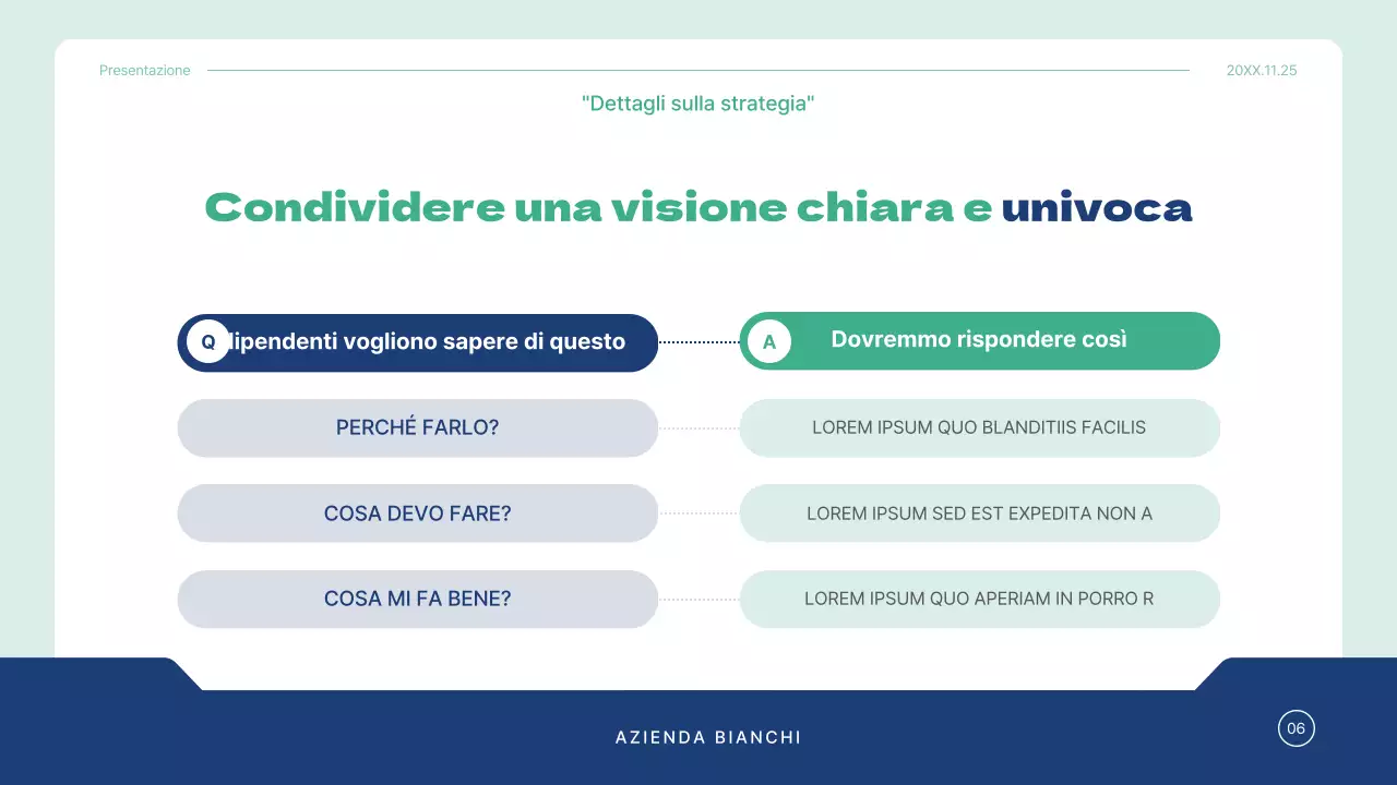 Piano di lezioni per la consulenza formativa aziendale semplice di Blue and Mint