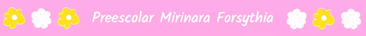 Concepto de jardín de infancia con el dibujo de la flor ilustración