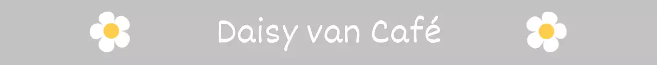 Ontwerp café-artikelen met schattige bloemenillustraties