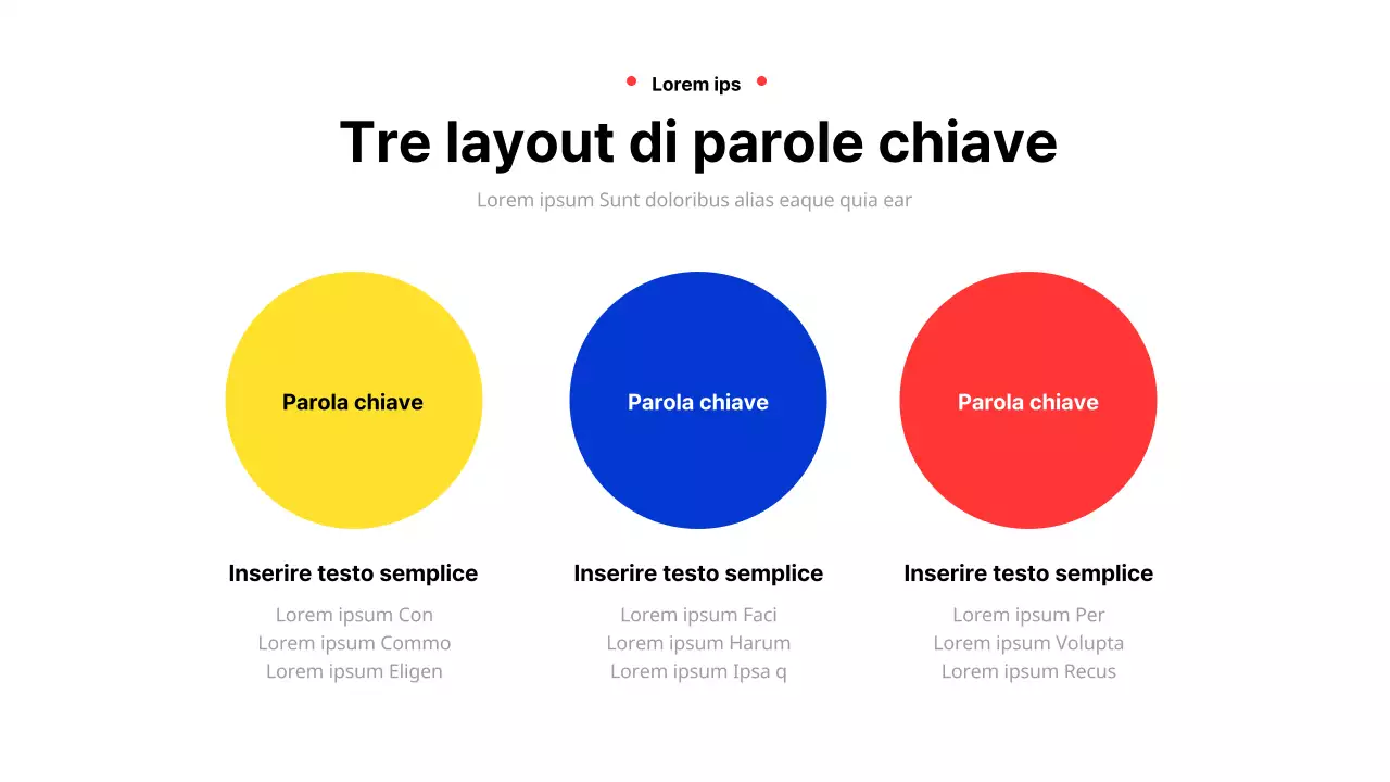 Relazione aziendale geometrica in giallo e rosso