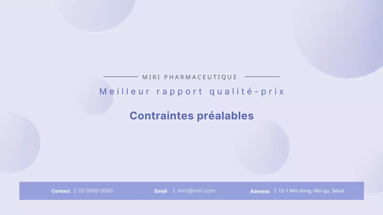Profil de l'entreprise pharmaceutique médicale minimaliste Yonbora