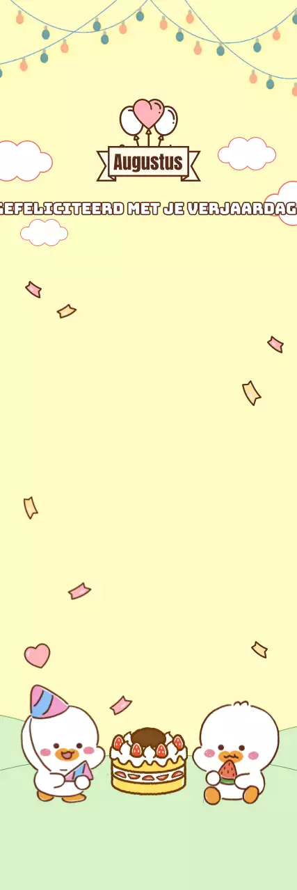 Kleuterschool maandelijkse verjaardagsfotozone met schattige figuurtjes