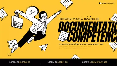 Promouvoir la tendance jaune et noire des compétences en matière d'organisation des documents