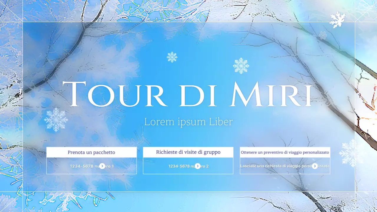 Informazioni di viaggio per l'inverno a Hokkaido, Giappone: blu e natura