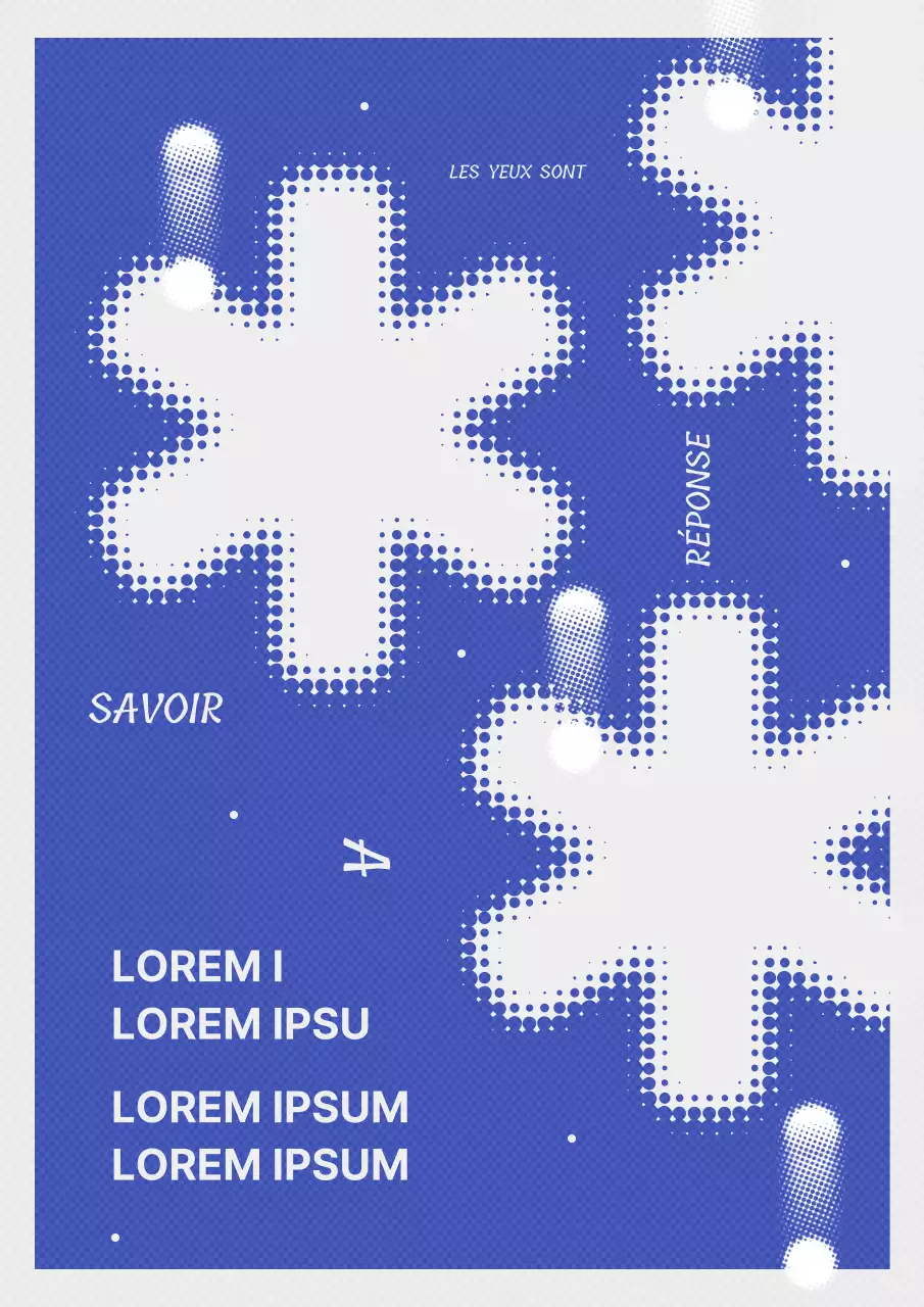 Promouvoir des représentations régulières de pièces de théâtre à la mode en bleu et en gris