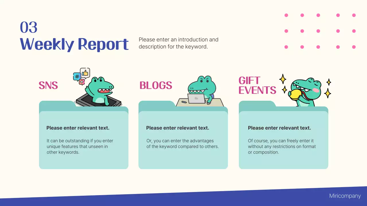 Blue Simple Marketing Notes Document Presentation