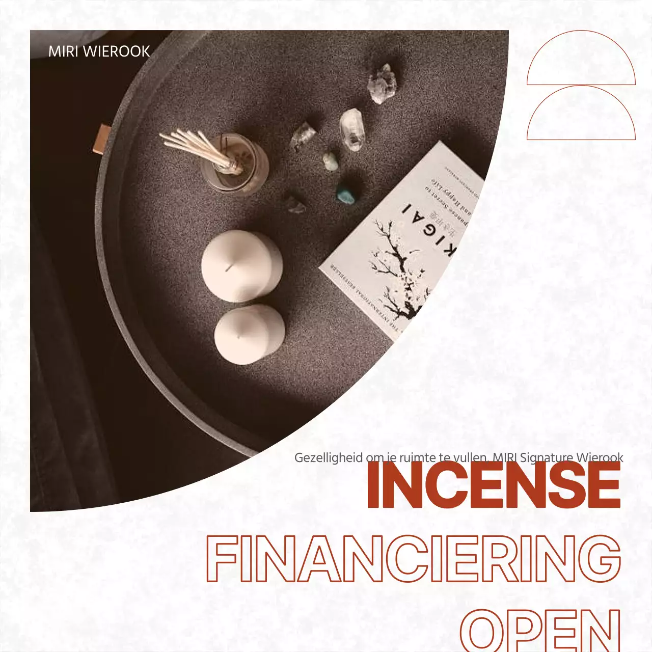 Trendy stimuleringssubsidie in rood en wit