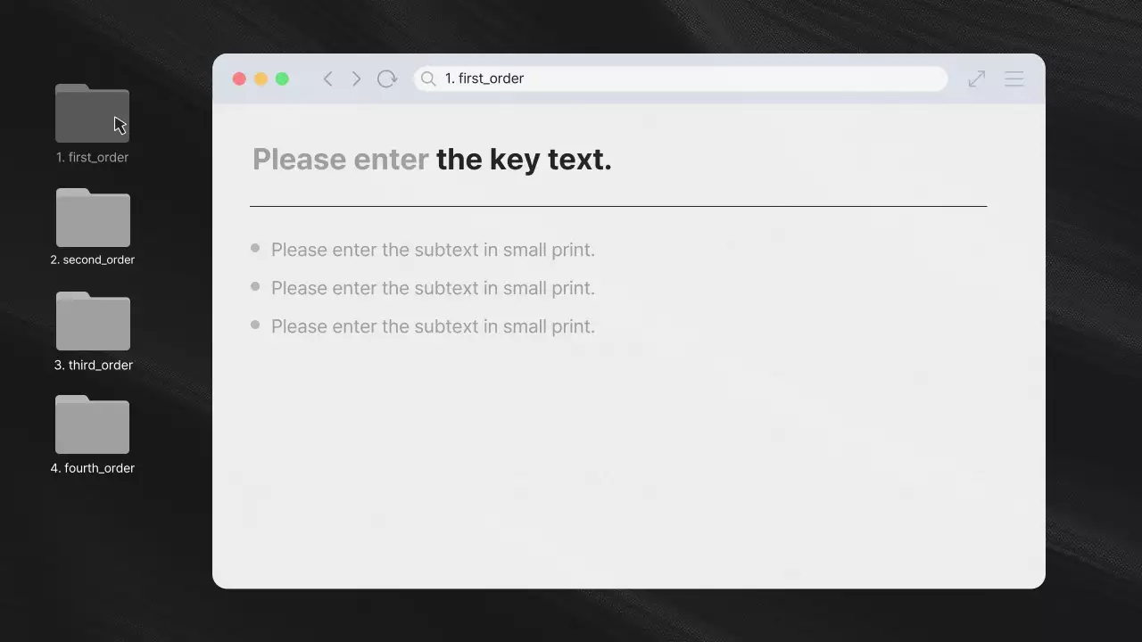 Presentasi Panduan Minimal Hitam
