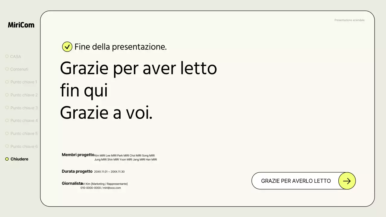 Un semplice rapporto d'affari in cachi e neon