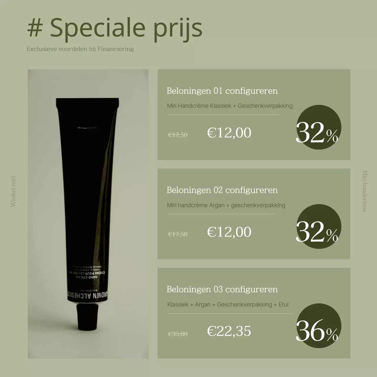 Khaki en wit voor een moderne financieringsgids