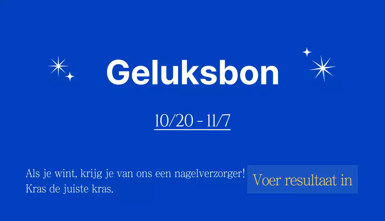 De gebeurtenisloterij van de schoonheidsnagel salon met blauwe achtergrond