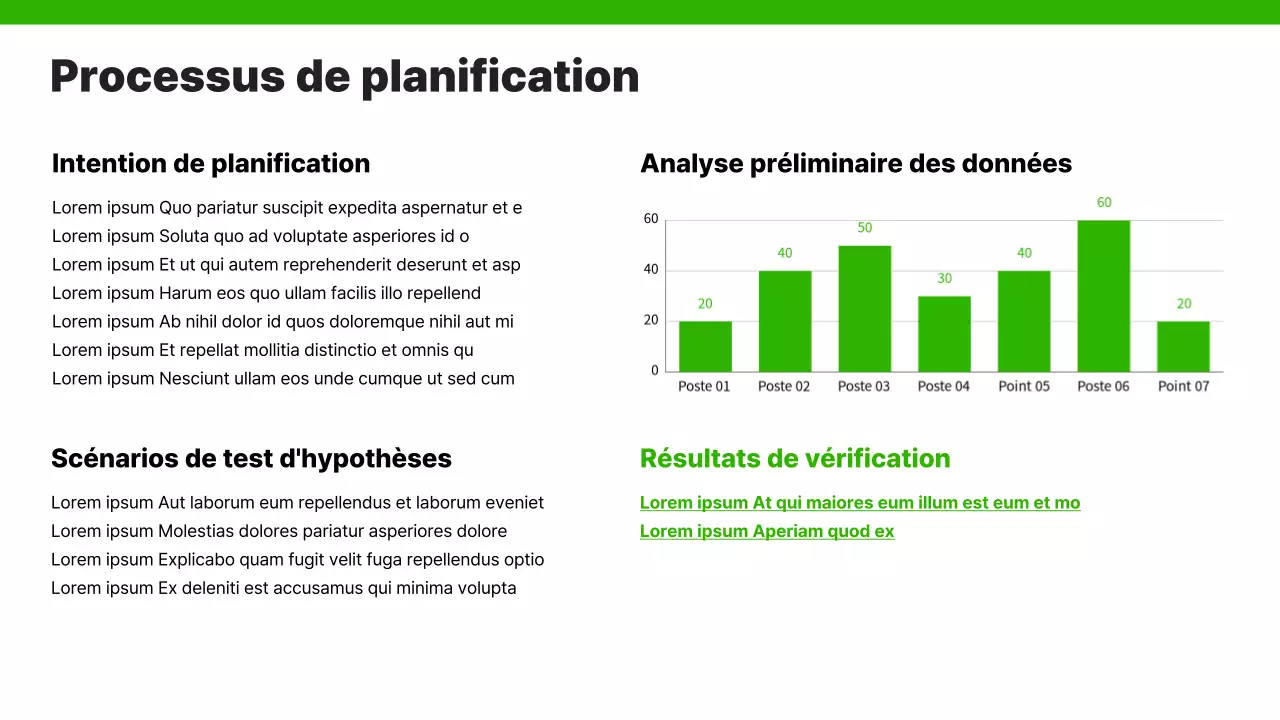 Un portefeuille de carrière simple en vert